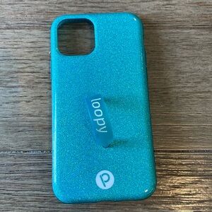 Loopy teal shimmer iPhone 11 Pro case